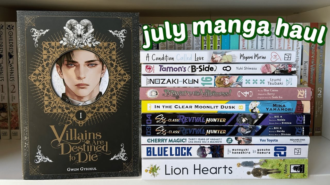 collective manga haul & unboxing - july 2025