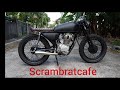 Cg125 or tmx125 to scrambler brat cafe D.i.Y