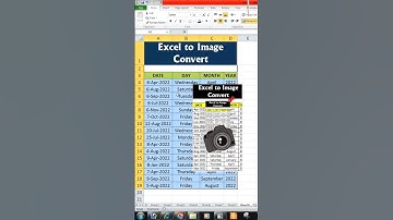 Excel to Image || Excel to Jpg || Excel Smart Tricks #shorts