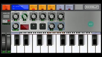 Android Novation Impulse 61 Arturia Keylab - Analog Synthesizer app by rockrelay
