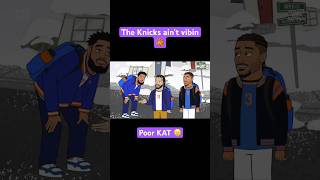 The Knicks chemistry #knicks #nba #basketball #cartoon #kat #jalenbrunson