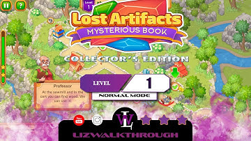 Lost Artifacts 6 - Level 1 - Mysterious Book - Normal Mode