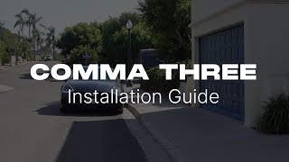 comma three Installation Guide screenshot 2