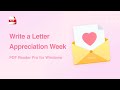 Write a Letter Appreciation Week|#PDFReaderPro