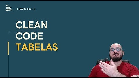 #5 - Clean Code ABAP - Tabelas