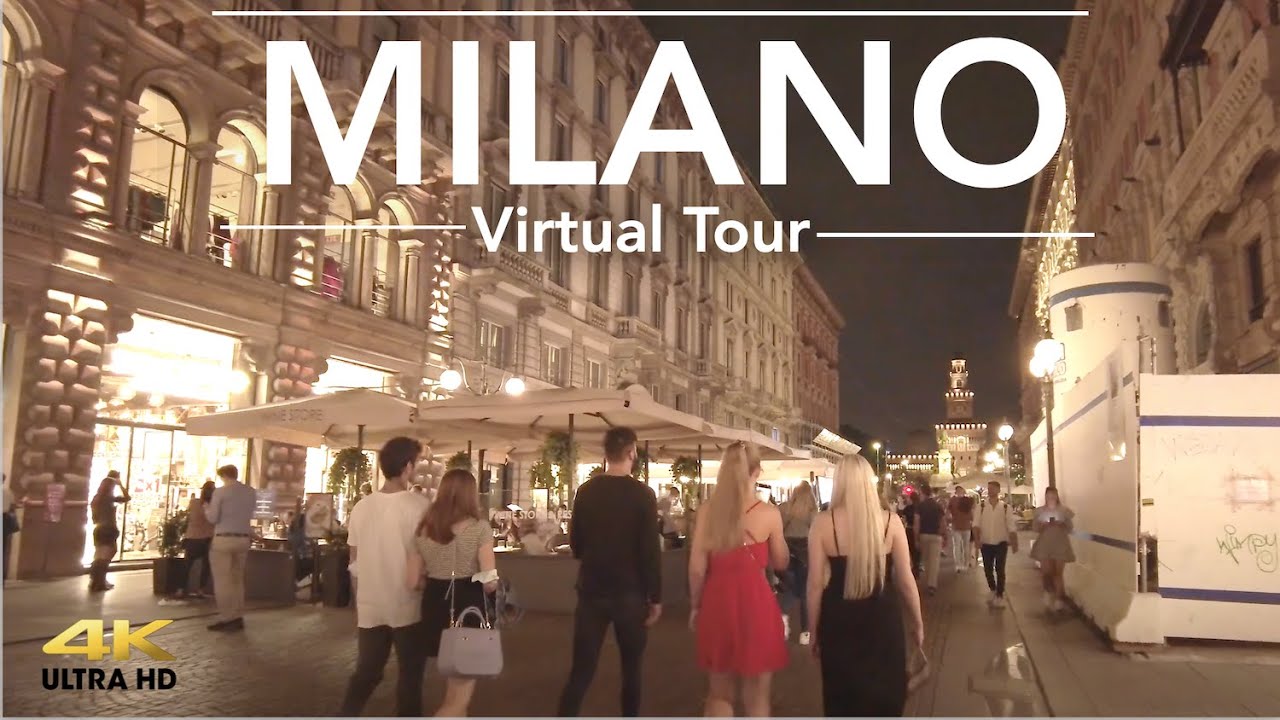 Walking in Milan | From Milano Centrale to Cairoli | Evening Tour, Fashion Capital 2021 (4K)