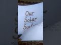 Project on our solar system.