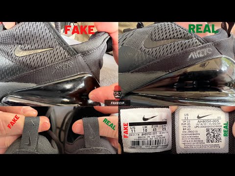Fake vs Real Nike Air Max 270 / How To Spot Fake Nike Air Max 270 Sneakers  - YouTube