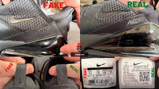 Fake vs Real Nike Air Max 270 / How To Spot Fake Nike Air Max 270 Sneakers