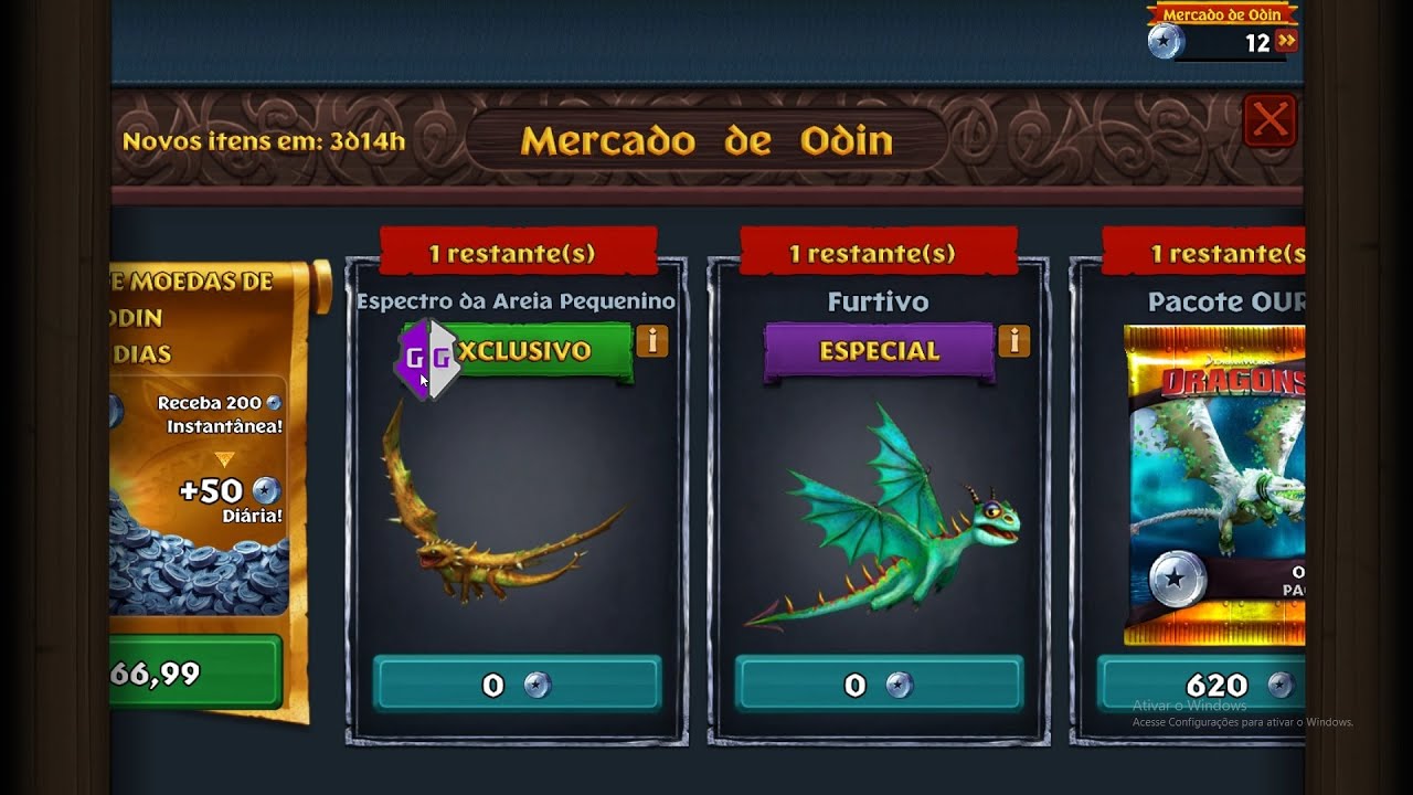 ASCENÇÃO DE BERK - RUNAS, PEIXES, MADEIRAS INFINITOS E MERCADO DE ODIN GRÁTIS