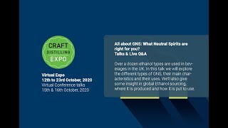 All about GNS: What Neutral Spirits are right for you with Bert Albrecht of Ethimex.com