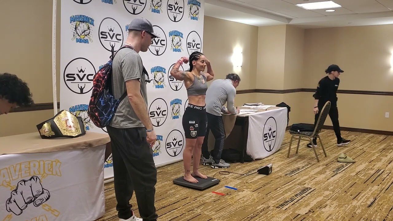 Maverick MMA 22 weigh-ins - Barletta vs. Drago