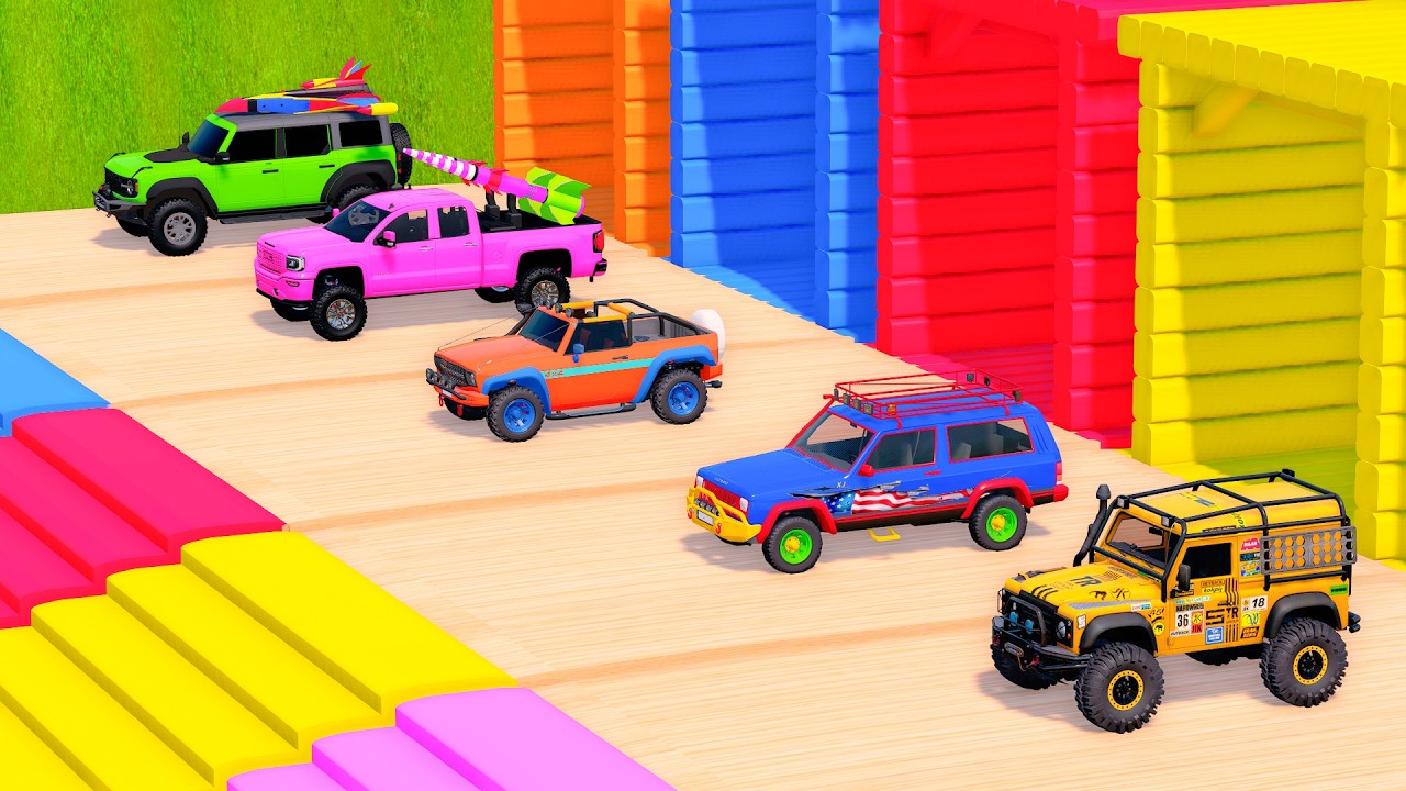 LIVE 🔴 Can These Offroad Trucks Survive the Giant Ramps? | FS22