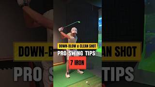 Clean iron shot = distance #singaporegolf #golflesson #sggolf #GolfTips #golfcoach