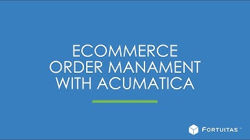 Acumatica b2b eCommerce Order Management