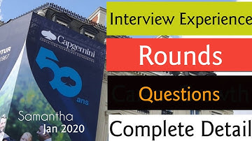 Capgemini Interview Experience | Selected In Capgemini | How To Got Placed In CapGemini | eduvaani