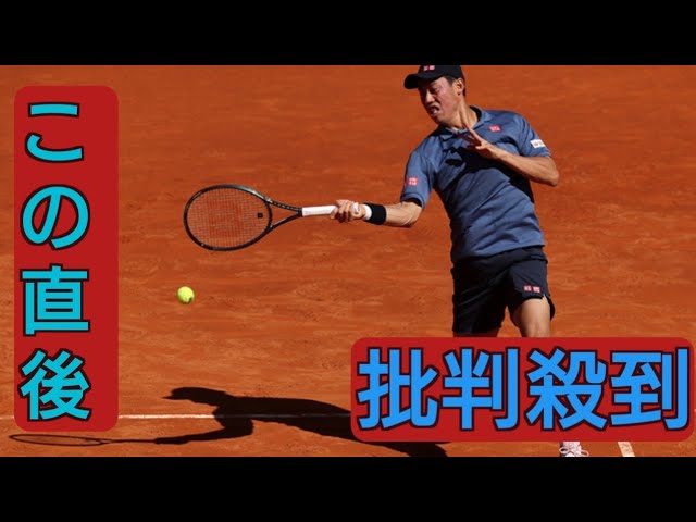 錦織圭、全仏OP前哨戦で期待の若手ティエンに逆転勝ち！2回戦で