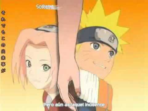 naruto opening 5 spanish subs - YouTube