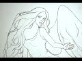 CÓMO DIBUJAR UN ÁNGEL CON ARTEDIVIERTE/ HOW TO DRAW AN ANGEL WITH ARTEDIVIERTE