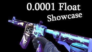 CSGO - M4A4 | Desolate Space (0.0001 Float Value) Skin Showcase