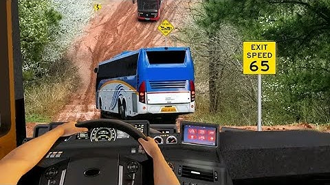 Dangerous bus driving / bus racing video / bus simulator ultimate gameplay / world bus driving sim