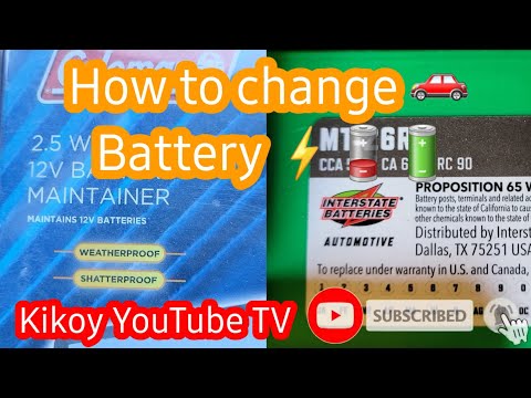 How to change Battery on 2017 Nissan sentra sv | KIKOY YOUTUBE TV
