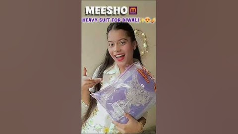 Diwali Outfit From Meesho 😍🪔✨#shorts #diwalispecial #meesho #youtubeshorts #viral