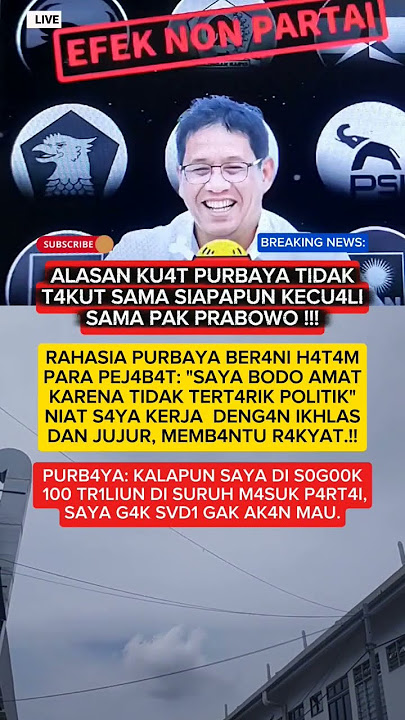 WALAU DI S0G00K 100 T, GAK AKAN M4U PAK PUR?#purbayayudhisadewa #beritaterbaru #newshorts #fypshorts