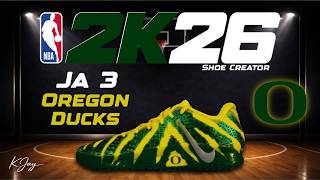 CRAZY Ja 3 Oregon Ducks Tutorial 🏀 (NBA 2K26 Shoe Creator) screenshot 5