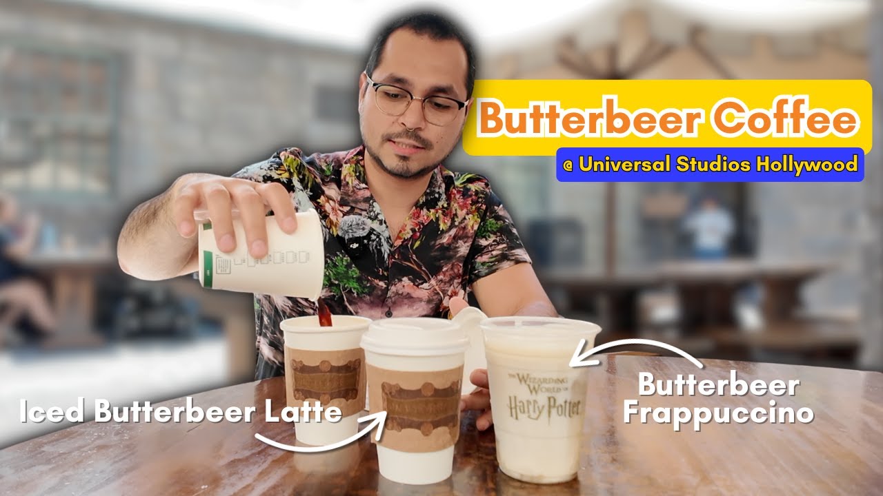 Butterbeer coffee? Universal Studios Hollywood drink hack