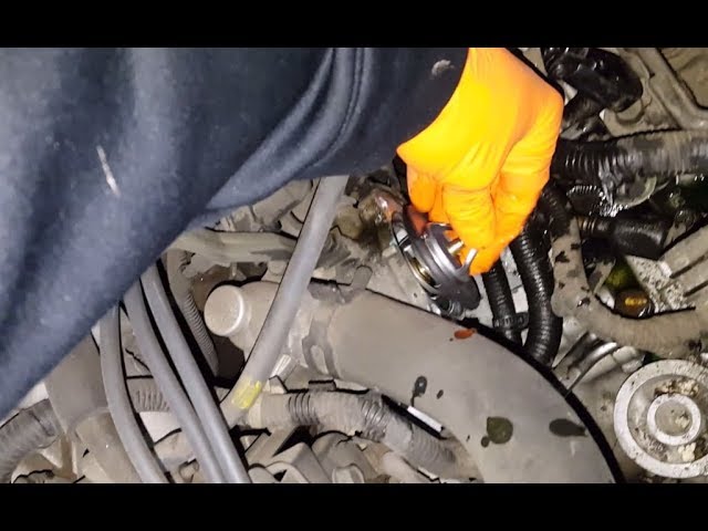 Sante Fe Thermostat Replacement - Youtube