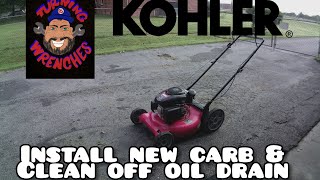part 2 kohler xt650 install New carb and clean off pcv oil drain Still having issues with it