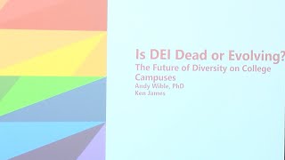 MCC Lecture Series Presents: Is DEI Dead or Evolving: The Future of Diversity on College Campuses