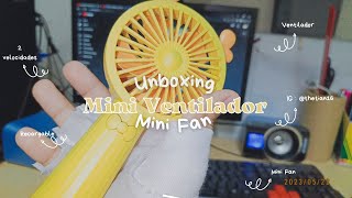 📦 Unboxing - Desempacando Mini Ventilador de mano 🍄✨ by Studio Tian 265 views 11 months ago 3 minutes, 57 seconds