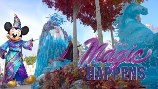 FULL NEW Disney Magic Happens Parade & Preshow Best Seats, 2020 [4K HD 60FPS]