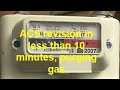 Purging natural gas supply, ACS REVISION IN LESS THAN 10 MINUTES (hopefully) part 2 purging 0.01 m3