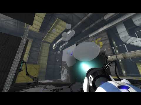 Let's Play Together Portal 2 [20] - Shooting a big load