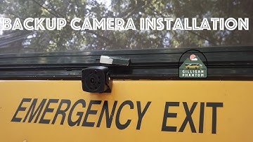 Backup Camera Install, Sealing Exterior Lights, and Furring Details: School Bus Conversion Ep 18