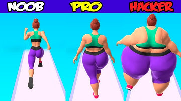 🏋️‍♀️ Fat 2 Fit! - NOOB vs PRO vs HACKER