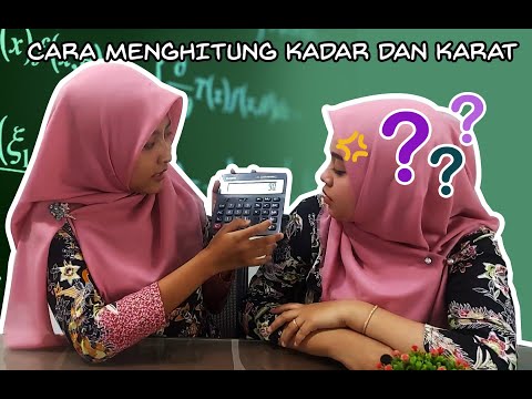 Cara Menghitung Kadar dan Karat pada  Emas Paling Gampang