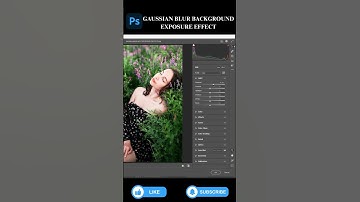 Photoshop Tip 2025 || Gaussian Blur & Exposure Effect #gaissianblur#photoshop#exposure#effect