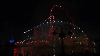 Disney Adventure World Closing Ceremony - Laser and Drones