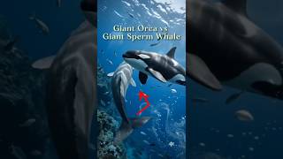 *Giant orca VS Giant sperm whale *#usa #wildlife #deepworld #deep ocean documentary #usashorts