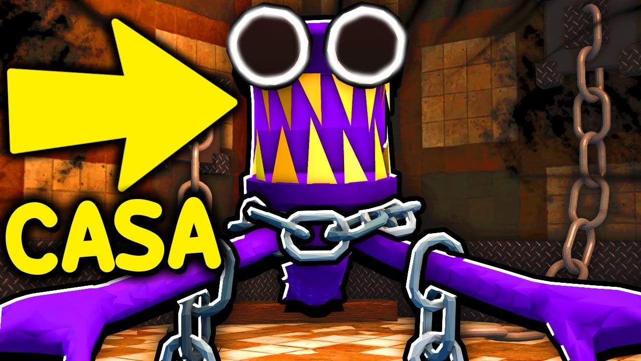 O MONSTRO ROXO SAIU DO DUTO E FOI REVELADO A VERDADEIRA FORMA DO ROXO DE RAINBOW  FRIENDS (Roblox)