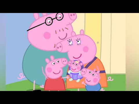 Peppa Pig Then And Now Peppa Peppapigfunny Eviepig Cartoon Newbaby Thennow 