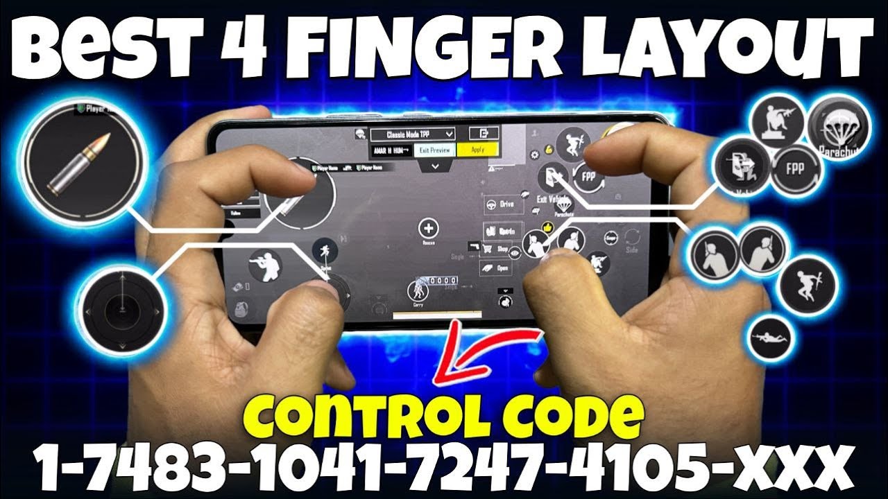 BGMI & PUBG MOBILE 3.8 UPDATE BEST 4 FINGER CLAW CONTROL CODE | New Pro ...
