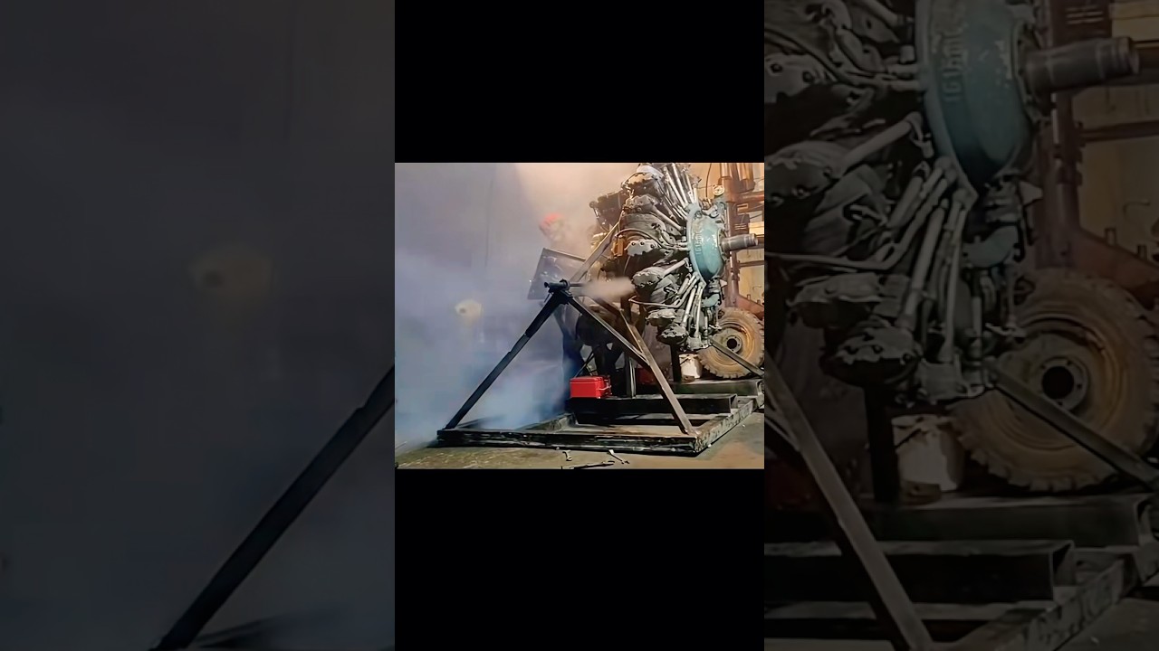 AIRPLANE ENGINE STARUP 