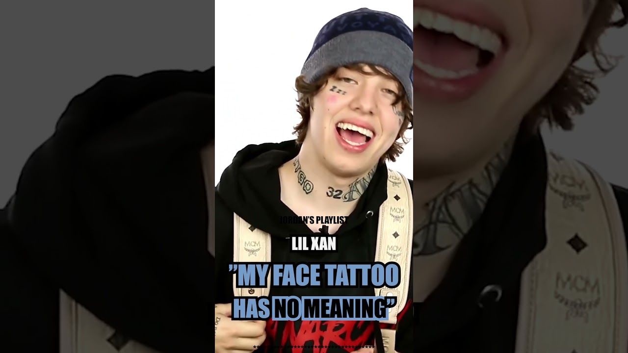 Lil Xan says face tattoo has NO MEANING 😳⁉️💯 