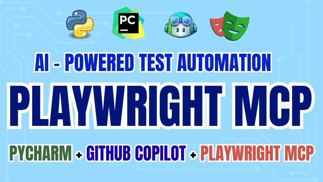 AI-Powered Test Automation with Playwright MCP, GitHub Copilot & PyCharm IDE (Playwright + Python)