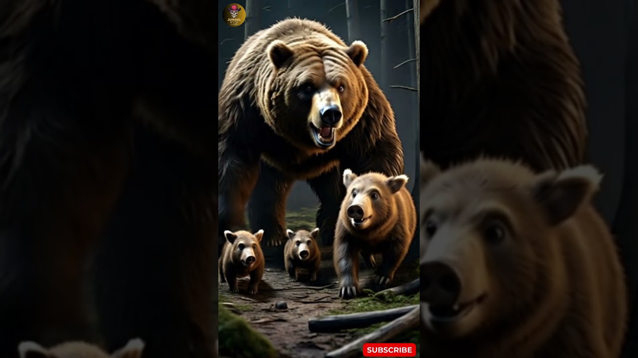 The Bear and the Farmer – An Unusual Friendship | AI Jungle Bytes